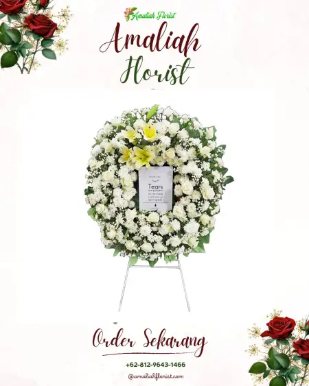 Krans Bunga Duka Balai Prajurit Setia